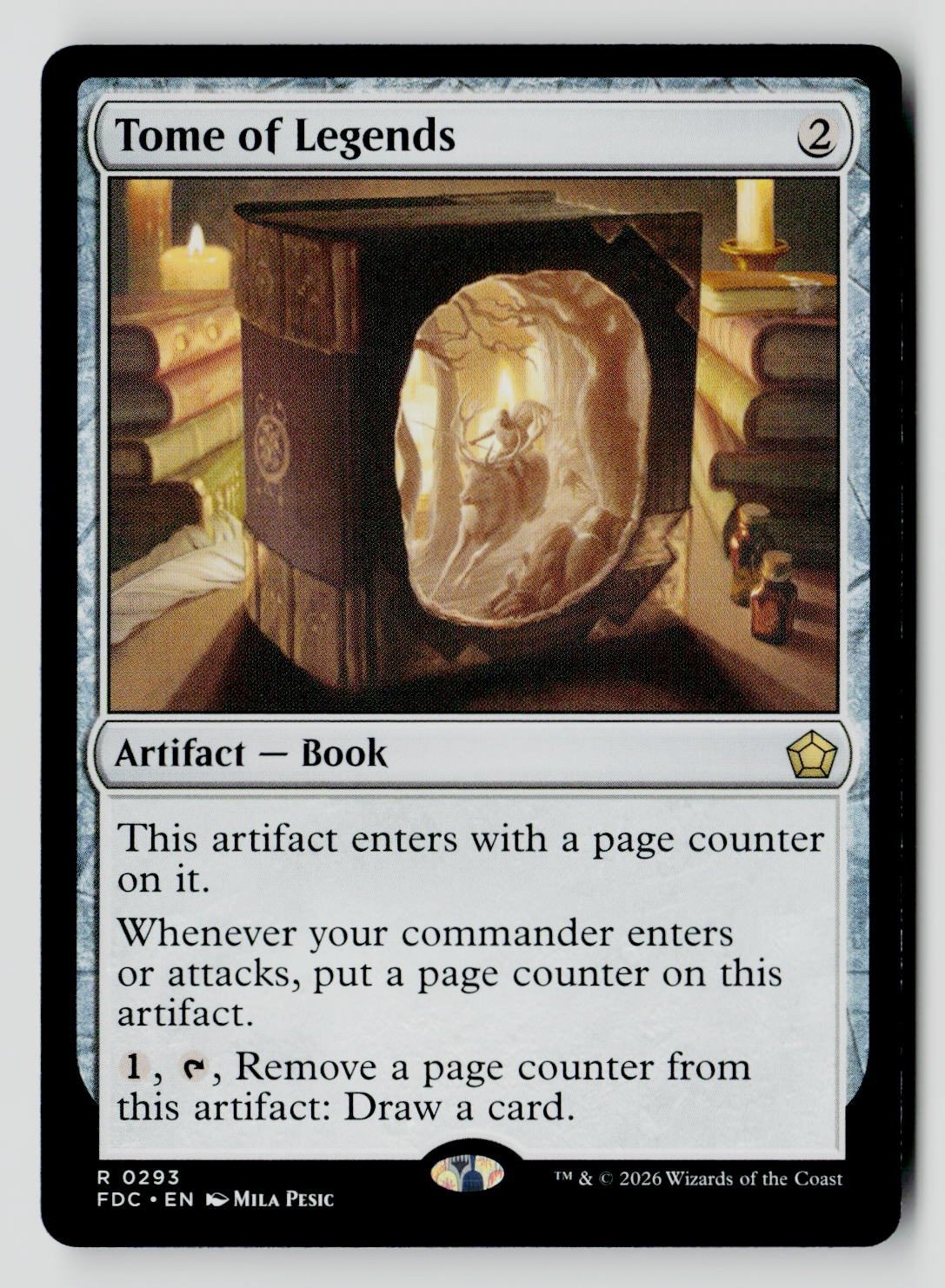 Tome of Legends 293 Rare FDC MTG NM
