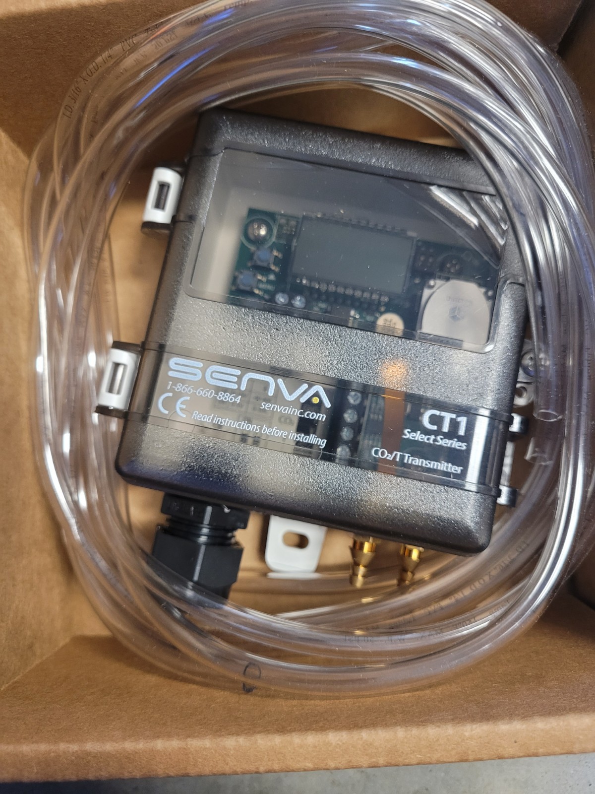 SENVA CT-1 Duct co2 Transmitter w/relay w/display and menu