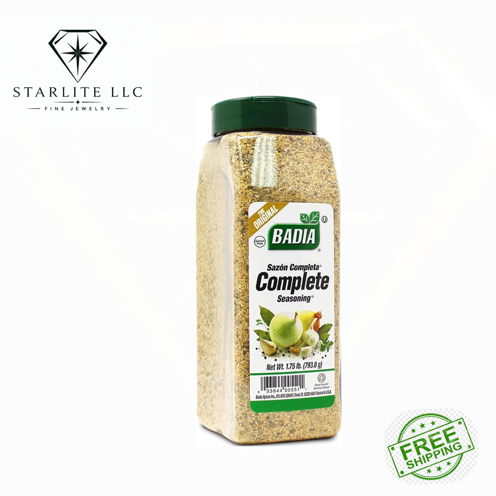 Badia Complete Seasoning, 28oz - All-Purpose Spice Blend of Garlic, Onion, Salt,
