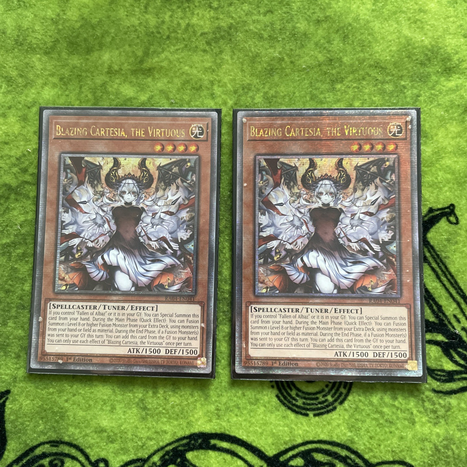 Blazing Cartesia, the Virtuous (New Art) (Quarter Century Secret Rare)