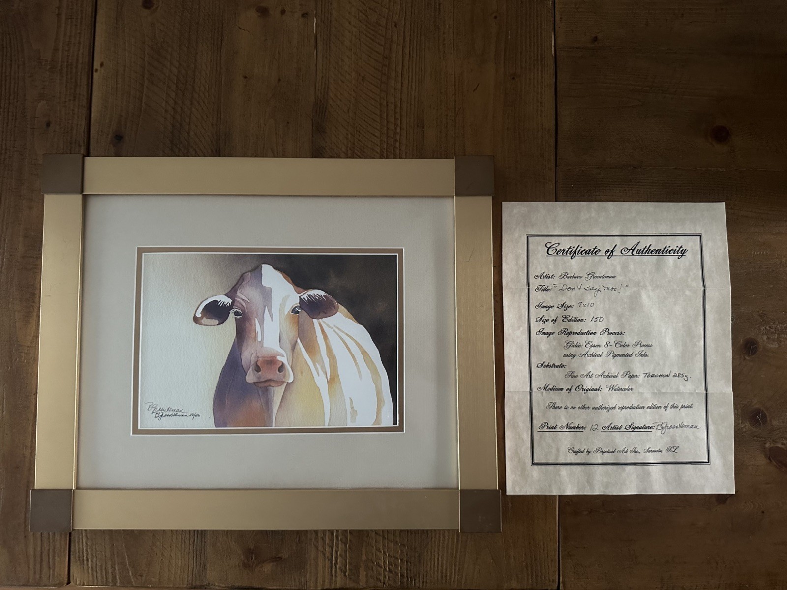  Don’t Say MOO -  By Barbara  Groenteman