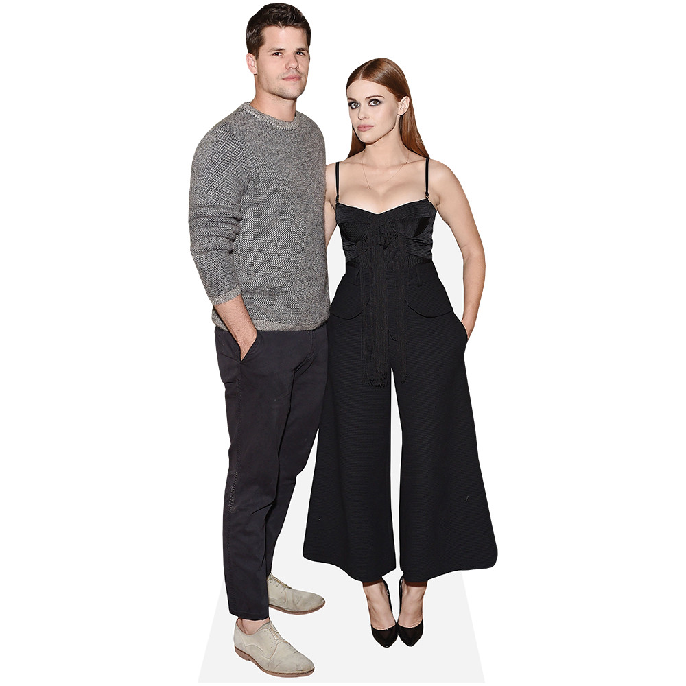 Max Carver And Holland Roden (Duo) Mini Celebrity Cutout
