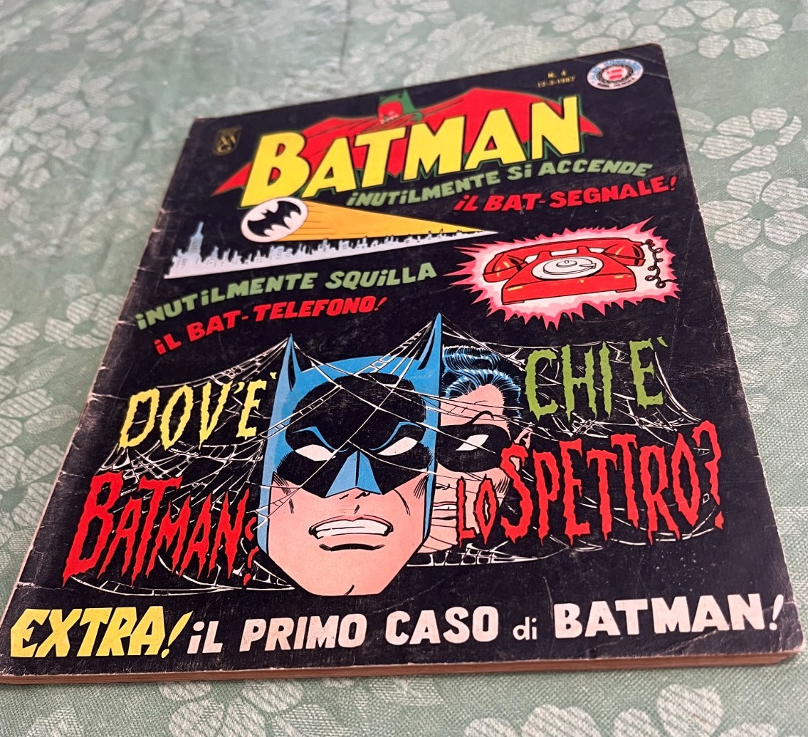 1967 Mondadori Italian Comics #4 BATMAN 1967 Mondadori Italian Comics #4 BATMAN