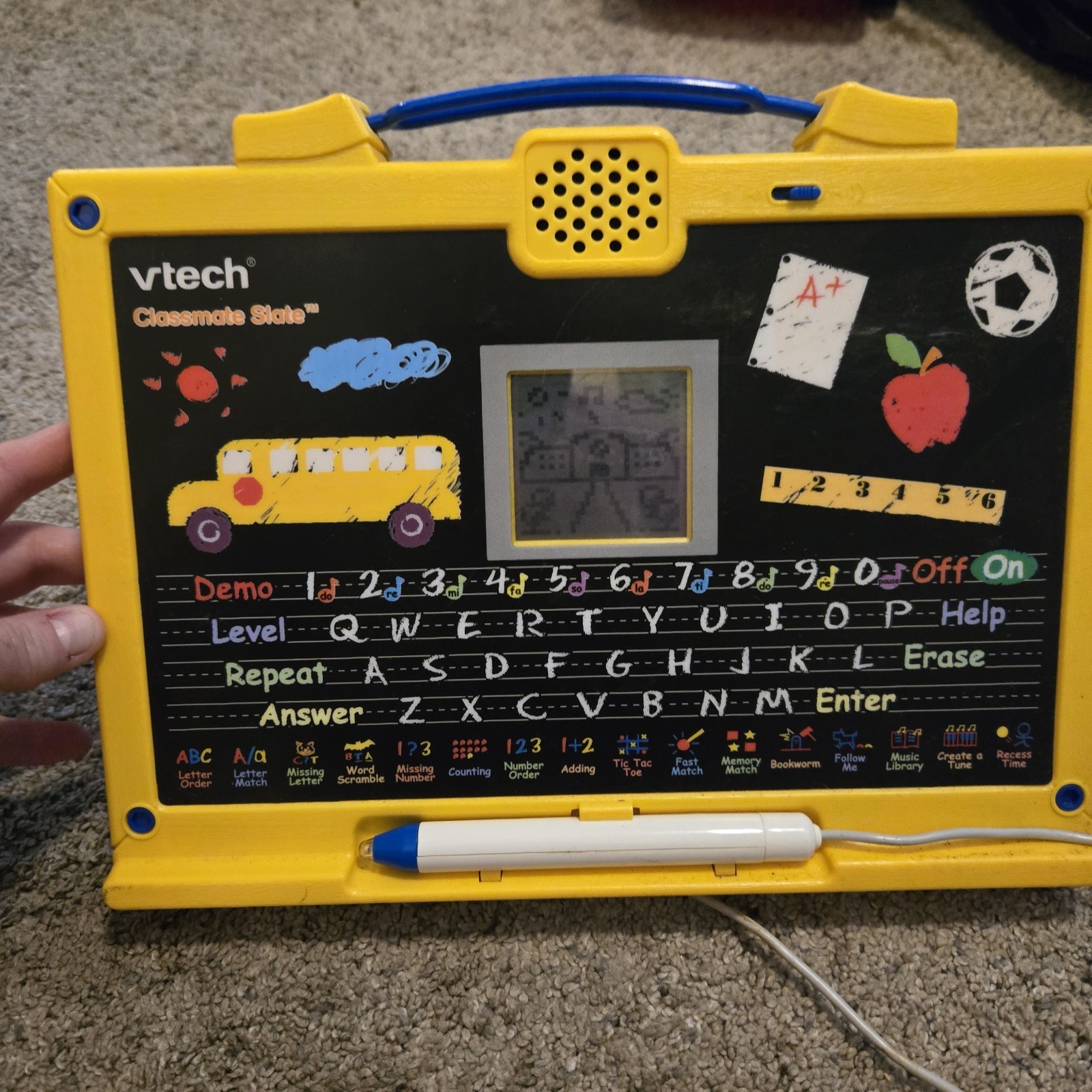 Vintage 2002 VTech Classmate Slate Touch Pad Educational RARE *TESTED/WORKS* Vintage 2002 VTech Classmate Slate Touch Pad Educational RARE *TESTED/WORKS*