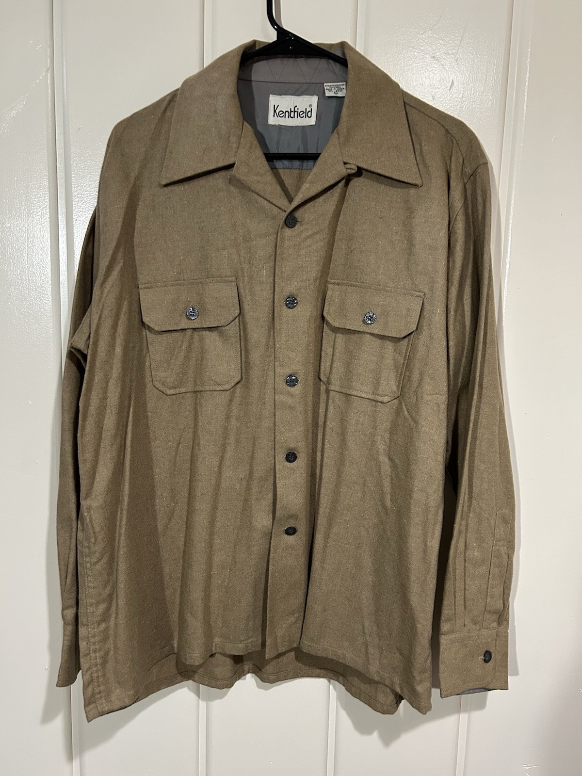 Vintage 1970s Wool Workwear Casual Shirt Large Vintage 1970s Wool Workwear Casual Shirt Large