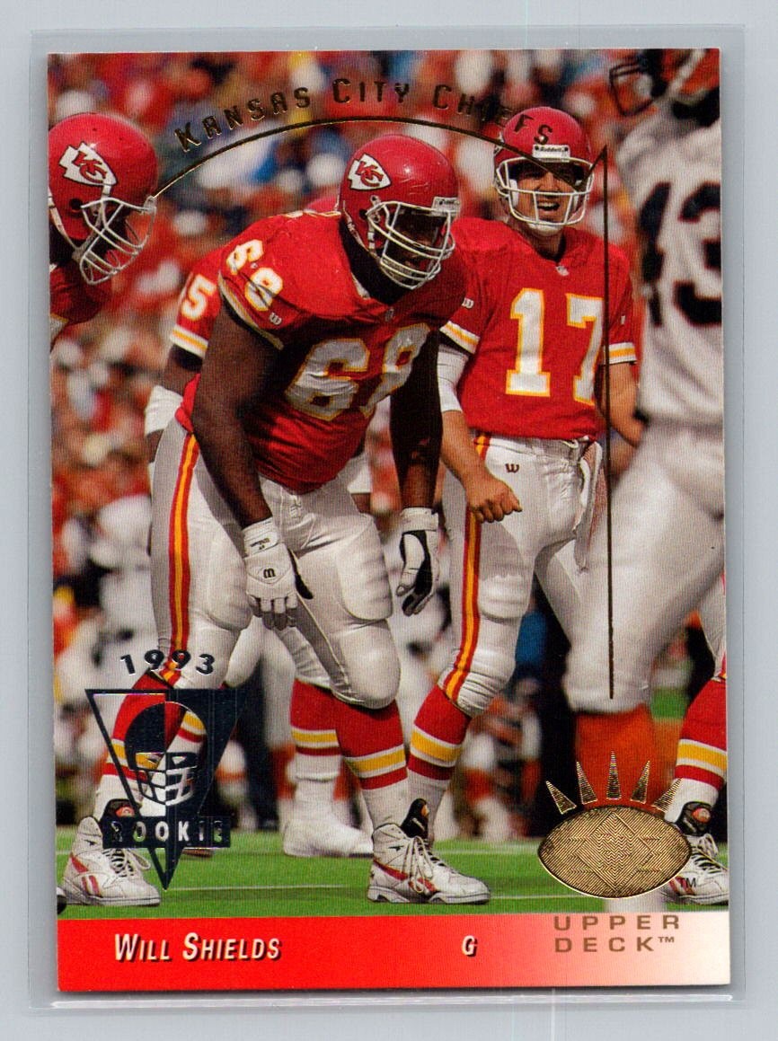 1993 SP #123 Will Shields RC Rookie