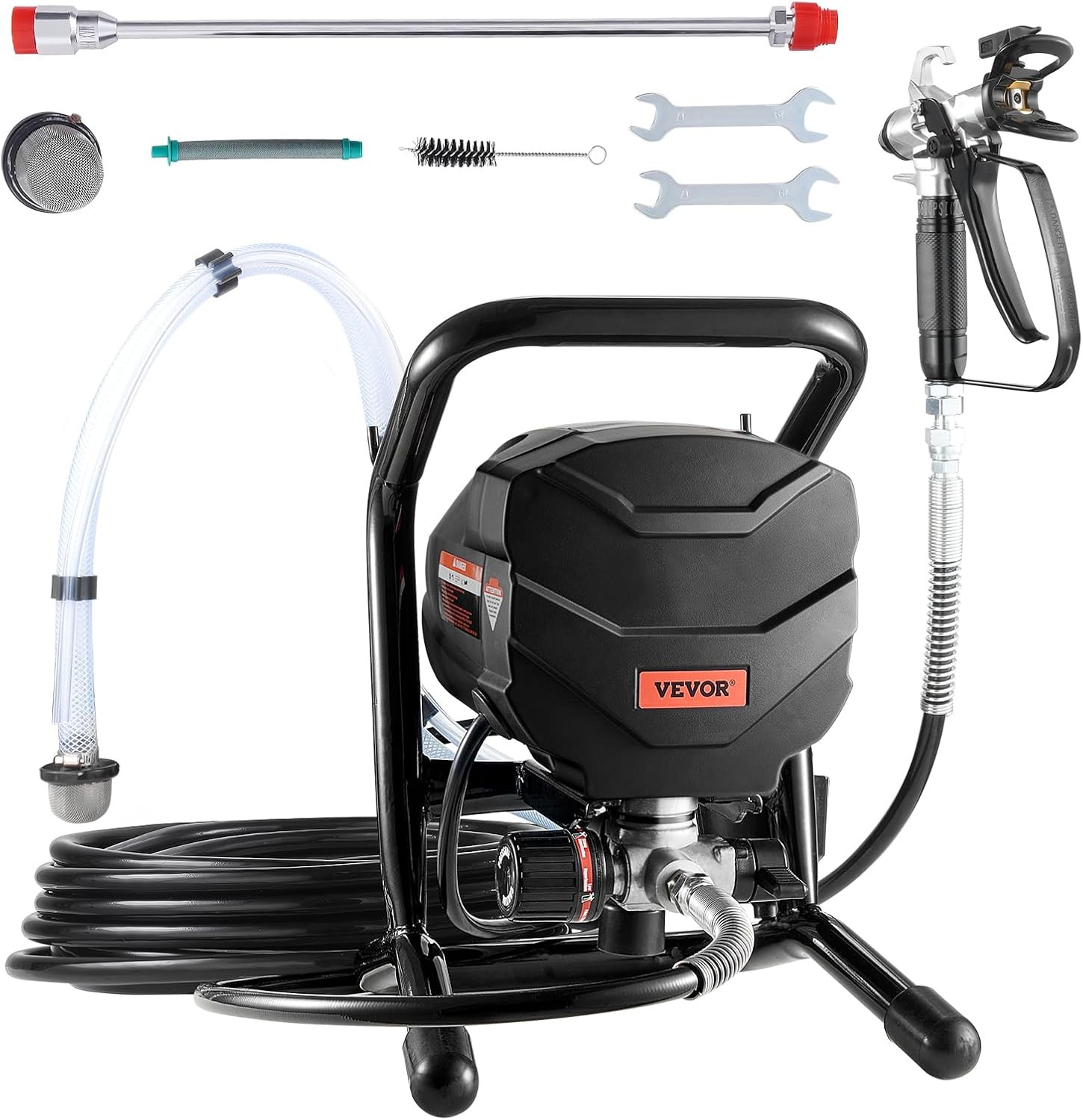 VEVOR 650W Stand Airless Paint Sprayer - 3000PSI Electric Spray Machine