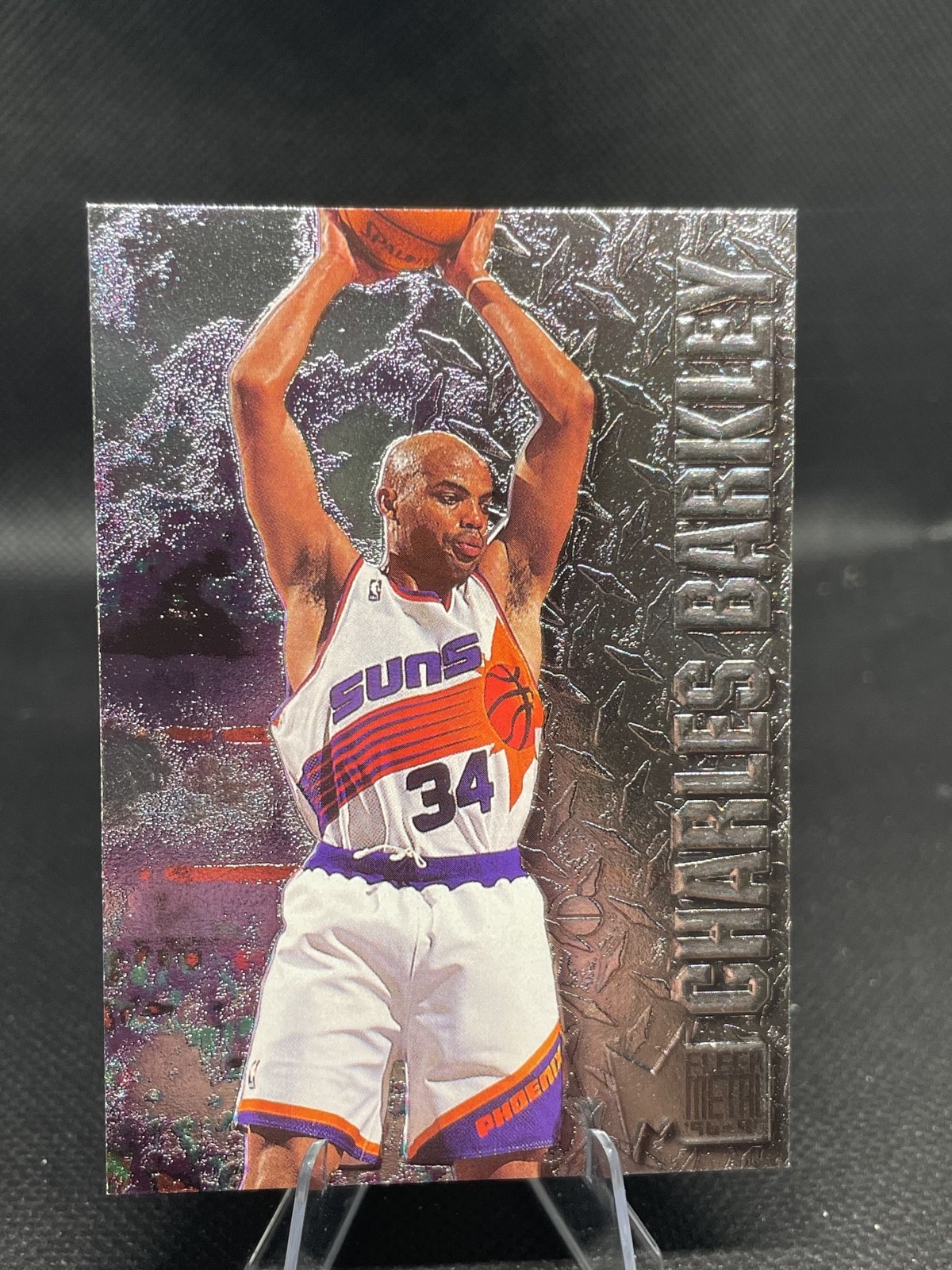 1996-97 Fleer Metal - Charles Barkley #75 1996-97 Fleer Metal - Charles Barkley #75
