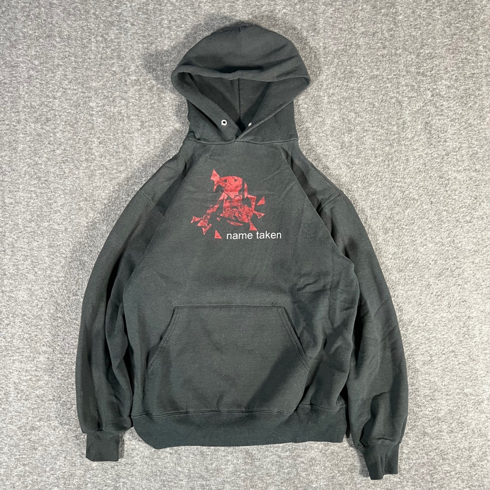 Vintage Name Taken Band Hoodie Jerzees Black Alt Rock California Native M 90s