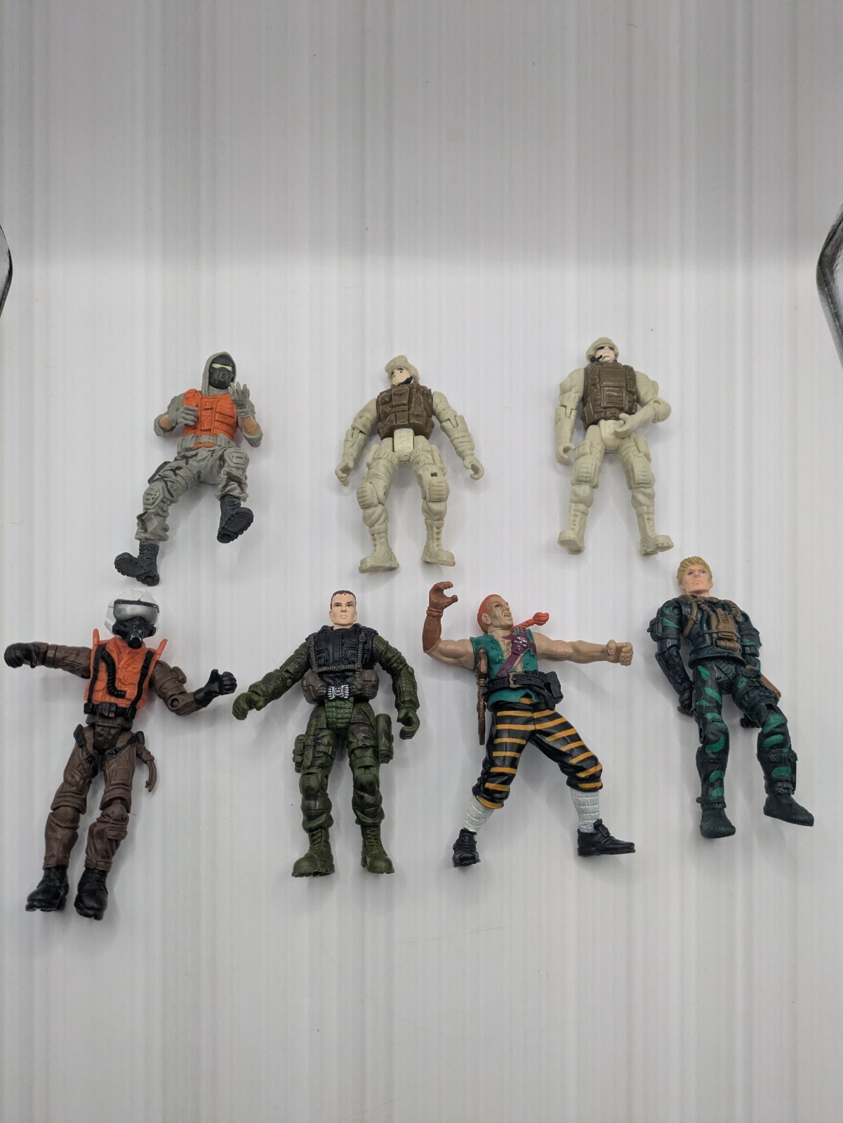 Lanard The Corps Action Figure Lot 7 Figures Soldier, Pirate, Military Figures Lanard The Corps Action Figure Lot 7 Figures Soldier, Pirate, Military Figures