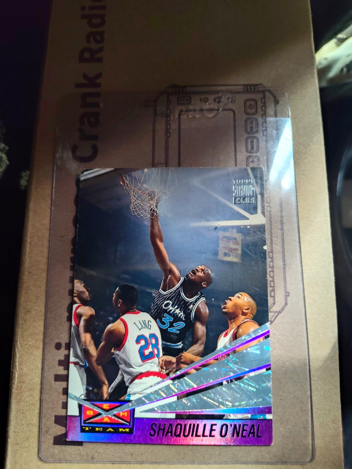 Topps 1993-94 Stadium Club Beam Team Shaquille O\'Neal Orlando Magic #27