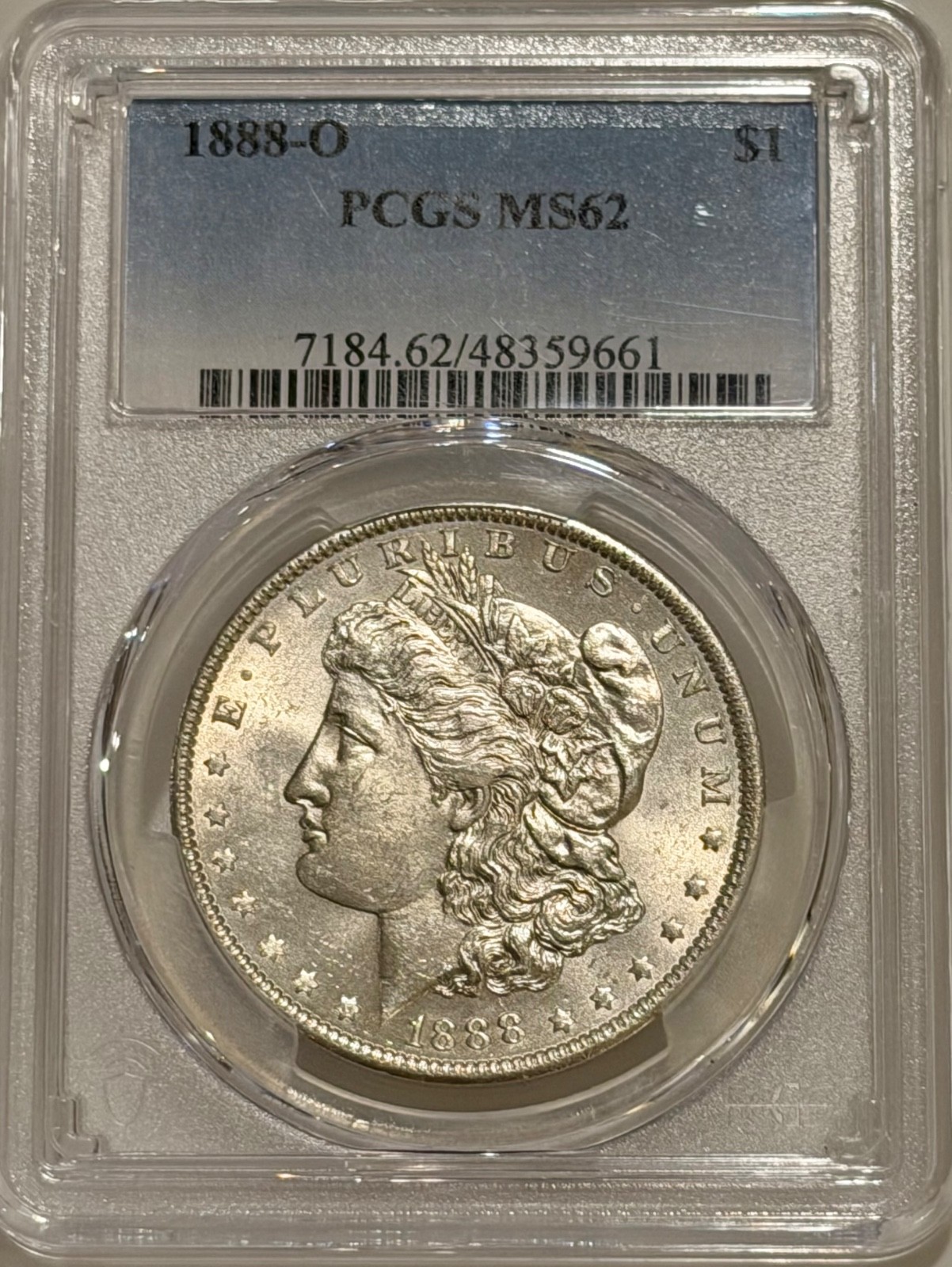 1888 O Morgan Silver Dollar PCGS MS62 Better Date Morgan 1888 O Morgan Silver Dollar PCGS MS62 Better Date Morgan