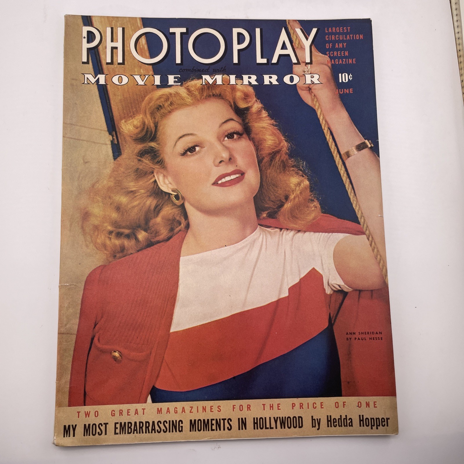 PhotoPlay/Movie Mirror Magazine,June 1942 Ann Sheridan Shirley Temple #16 PhotoPlay/Movie Mirror Magazine,June 1942 Ann Sheridan Shirley Temple #16