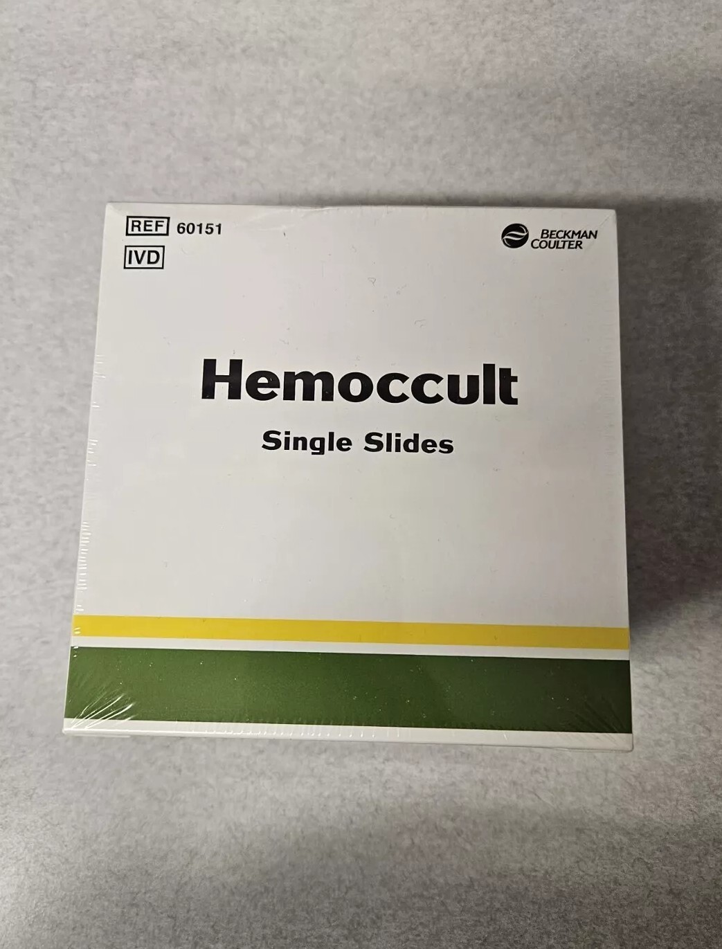 NEW Beckman Coulter Hemoccult Single Slides (Slides/Sticks/Developer) Ref:60151 