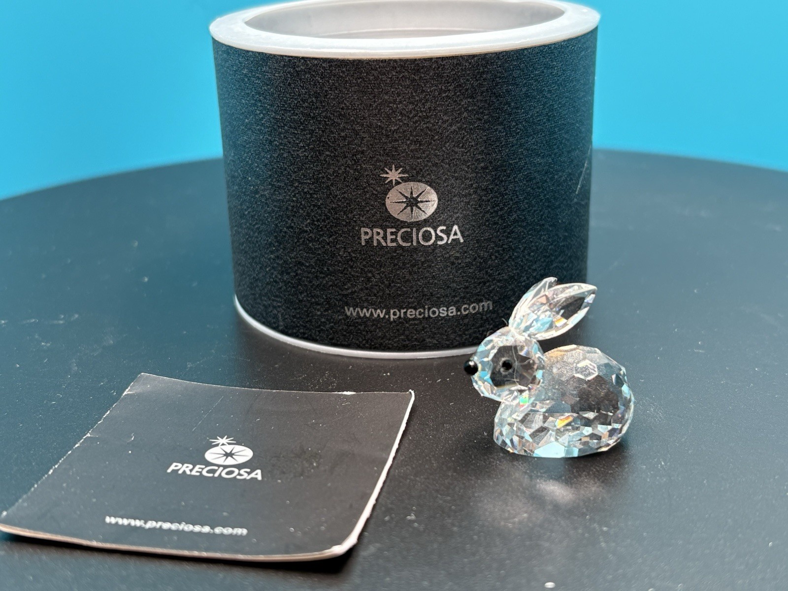 RARE Preciosa Crystal Rabbit In Box