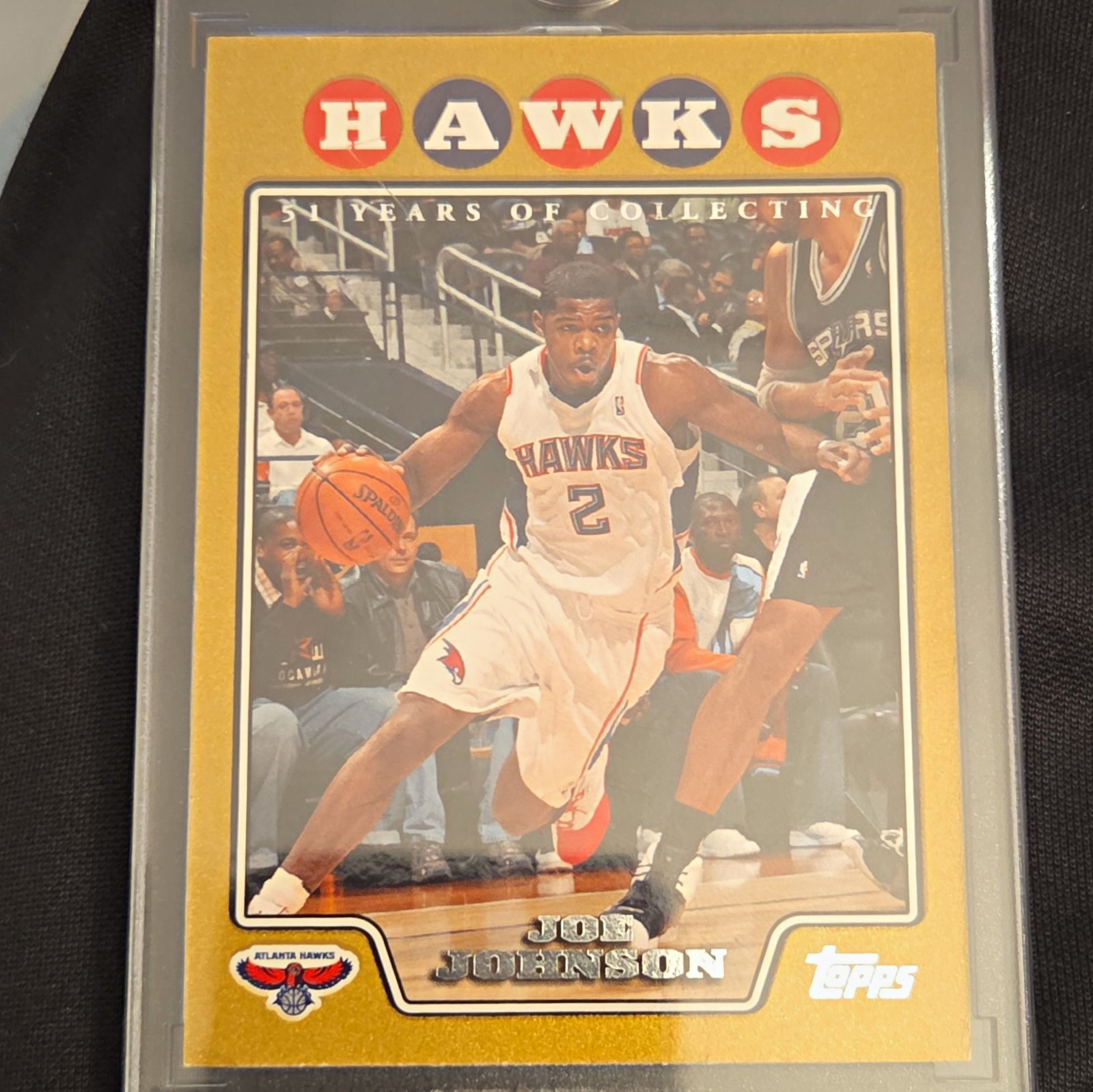 Topps 2007-08 51 Years of Collecting Joe Johnson #2 /2008 Atlanta Hawks