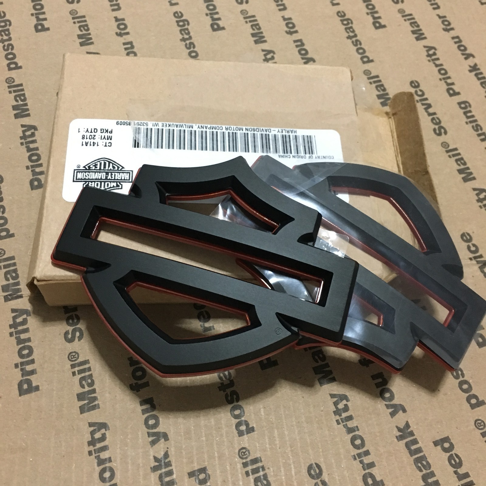 Genuine 2018-2023 Harley Davidson CVO Touring Shield Tank Emblems Badge Logo