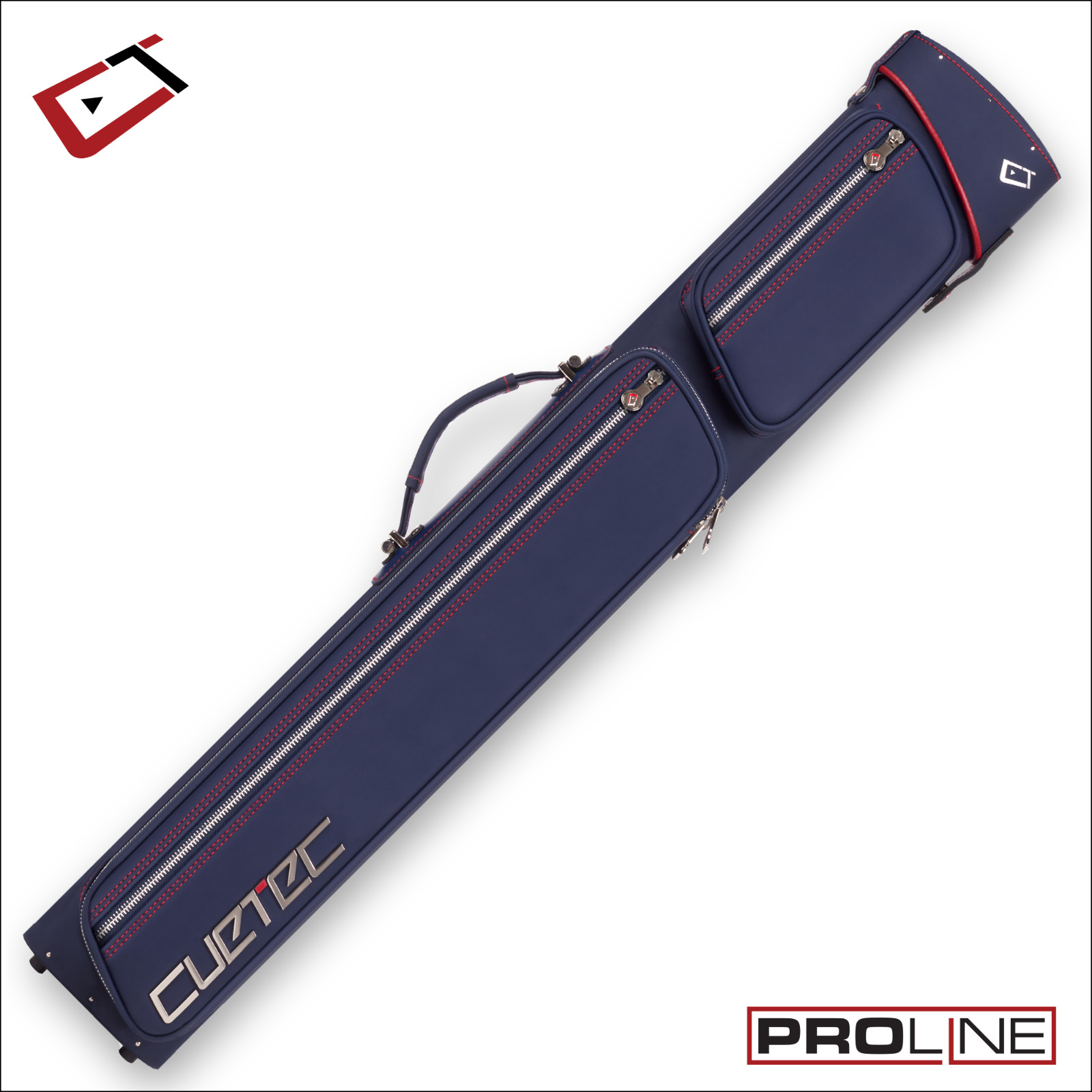 Cuetec Pro Line 2x4 Hard Pool Cue Case - Navy or Grey