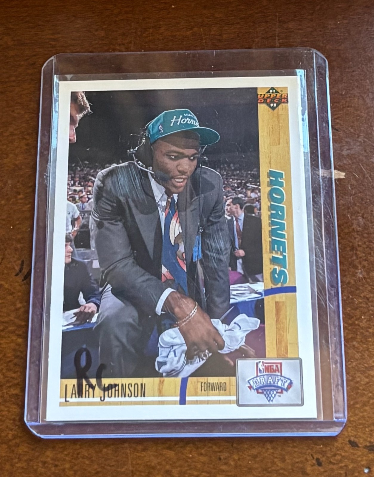 Larry Johnson 1991-92 Upper Deck Rookie Charlotte Hornets Larry Johnson 1991-92 Upper Deck Rookie Charlotte Hornets