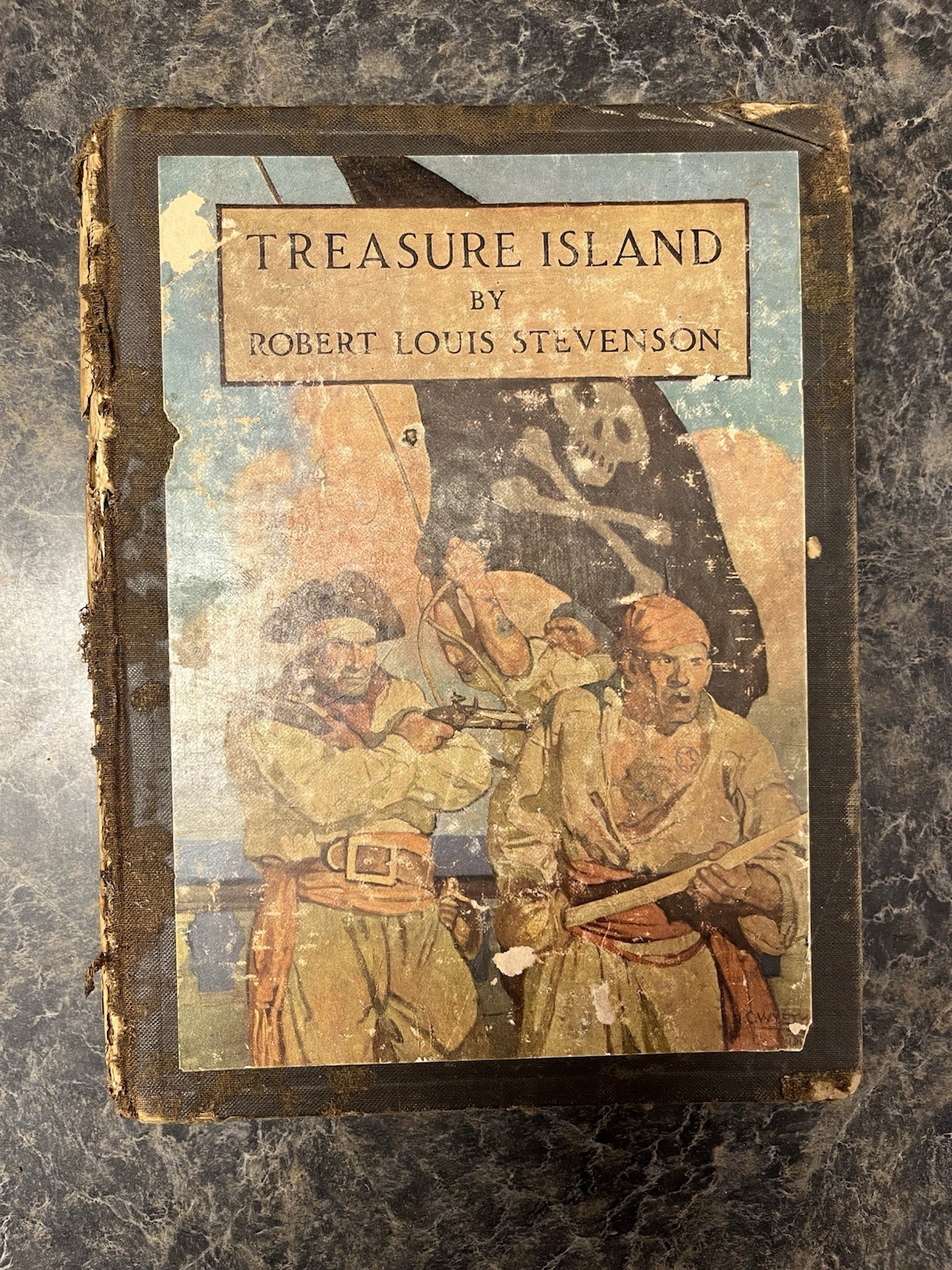 Treasure Island N.C. Wyeth Scribner Illustrated MCMXI Project Copy 13/14 Plates Treasure Island N.C. Wyeth Scribner Illustrated MCMXI Project Copy 13/14 Plates