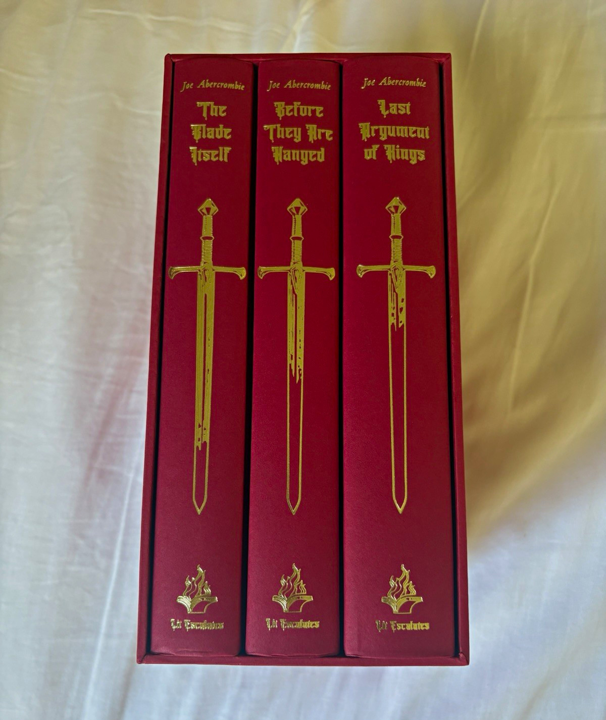 The First Law Trilogy Kickstarter - Signed Lit Escalates Edition The First Law Trilogy Kickstarter - Signed Lit Escalates Edition