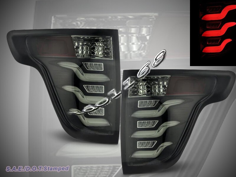 2011-2015 Ford Explorer PRO-Series LED Tail Lights Jet Black