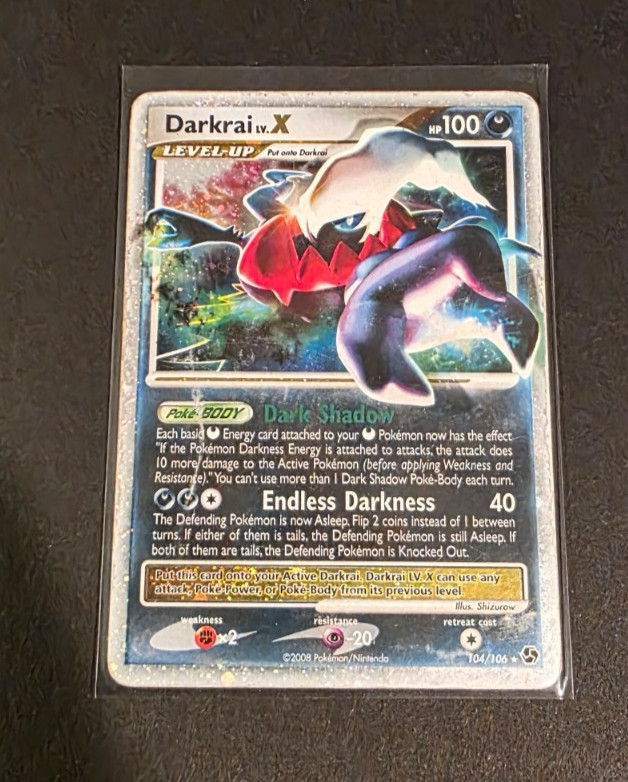 Darkrai LV.X 104/106 Holo Great Encounters ☆ Authentic ☆