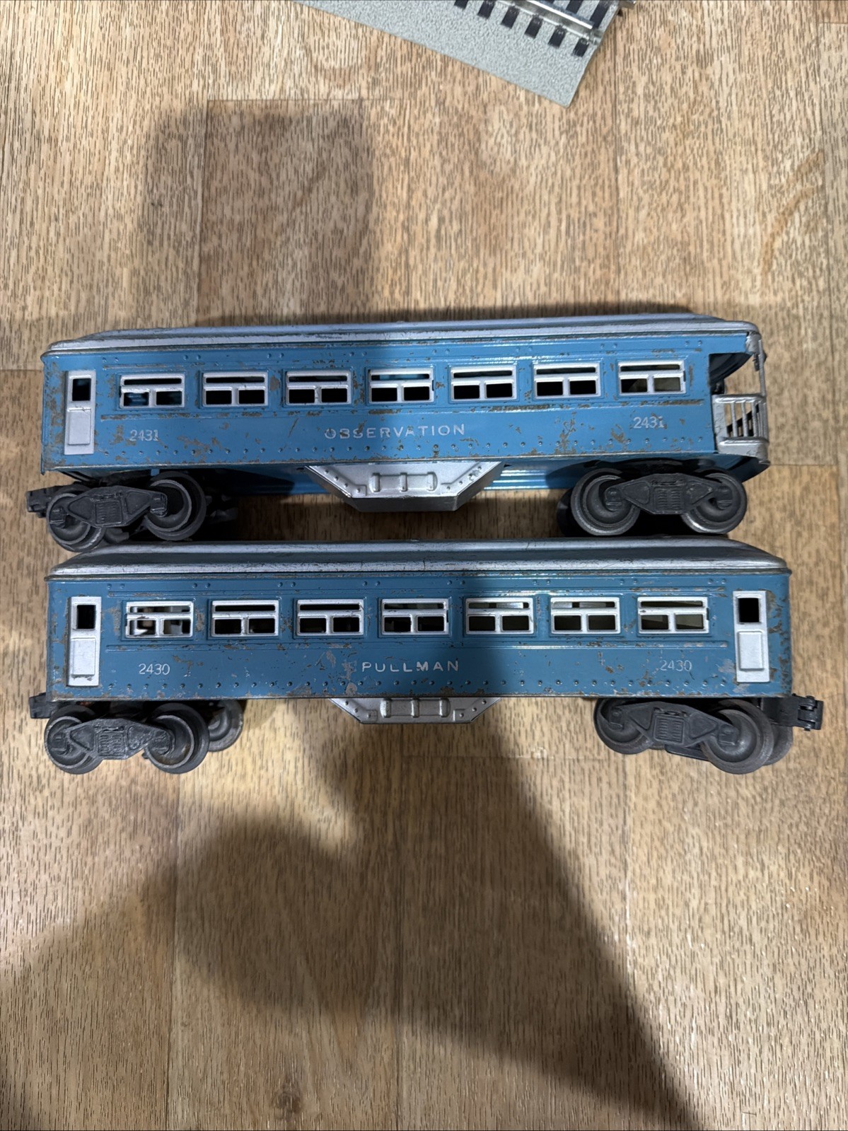 Lionel 2430 Pullman & 2431 Observation Cars Metal Lionel 2430 Pullman & 2431 Observation Cars Metal