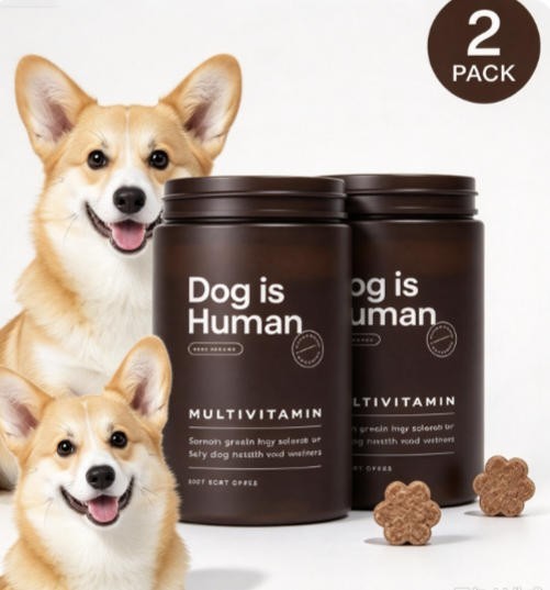 2 PACK Daily Dog Multivitamin Beef Flavor Health &Wellness 60 Tablets |US Seller