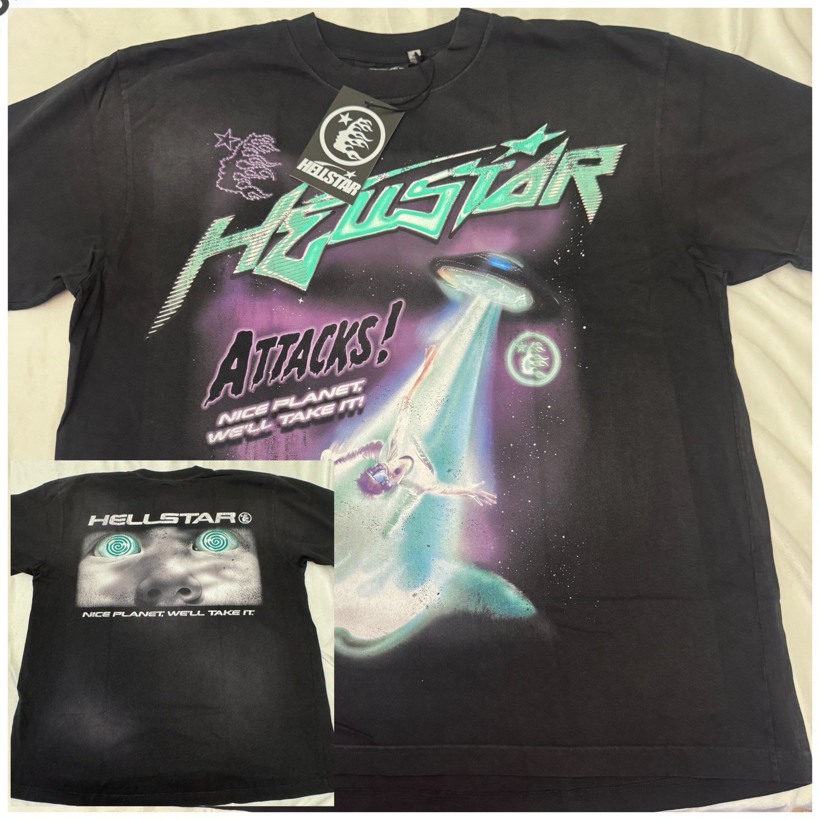 HELLSTAR Attacks Greatest Hits Vol. 2 Tee Size XL NEW Guaranteed Authentic