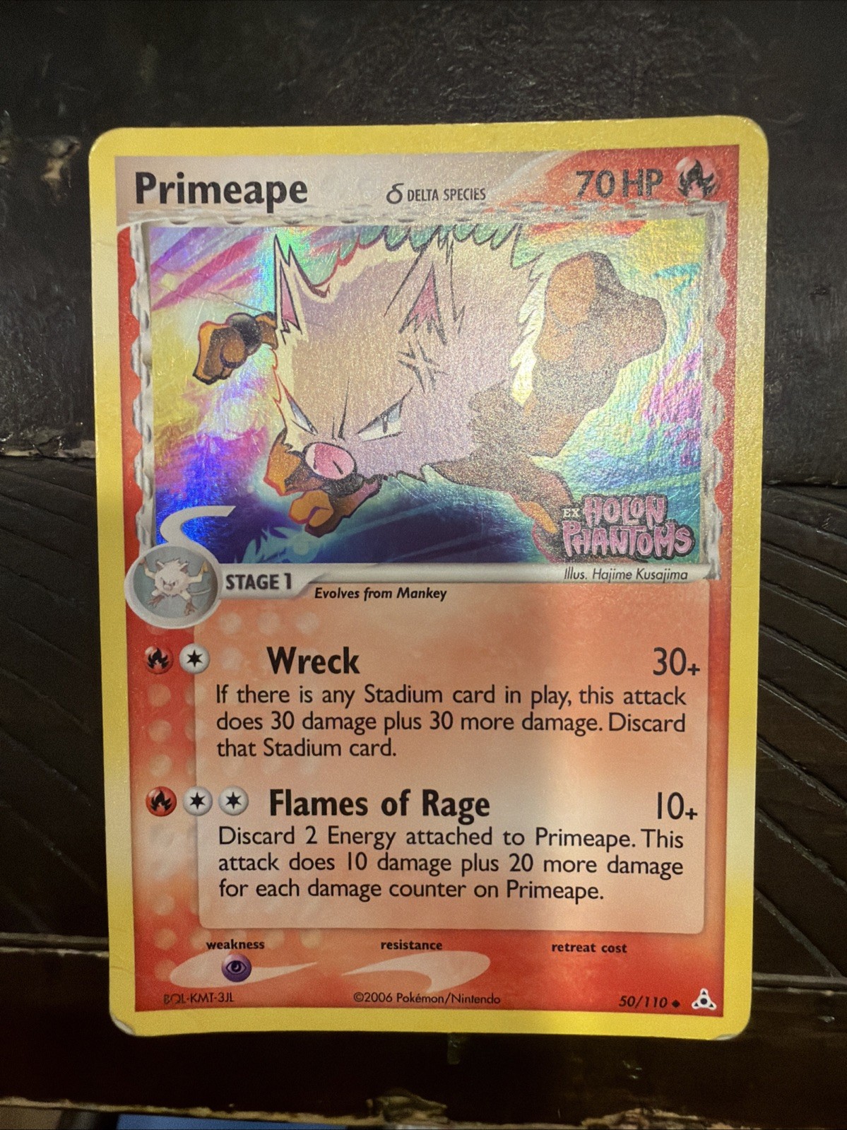 Primape reverse Holo Holon phantoms Stamped 50/110