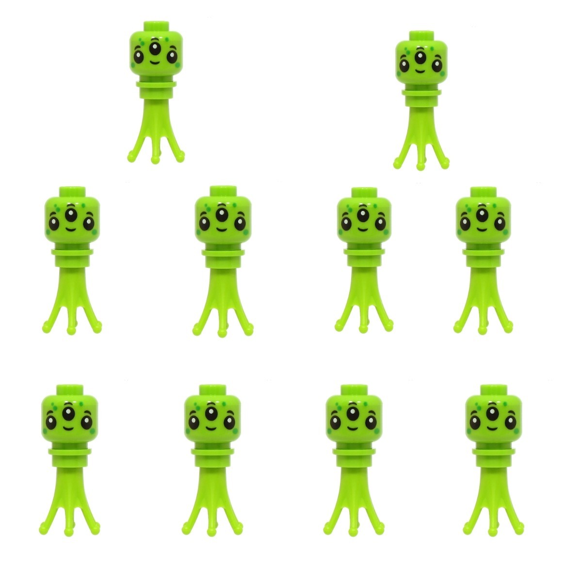 NEW LEGO® 10 Green Alien Minifigure City Space Exploration cty1727 60432 60434