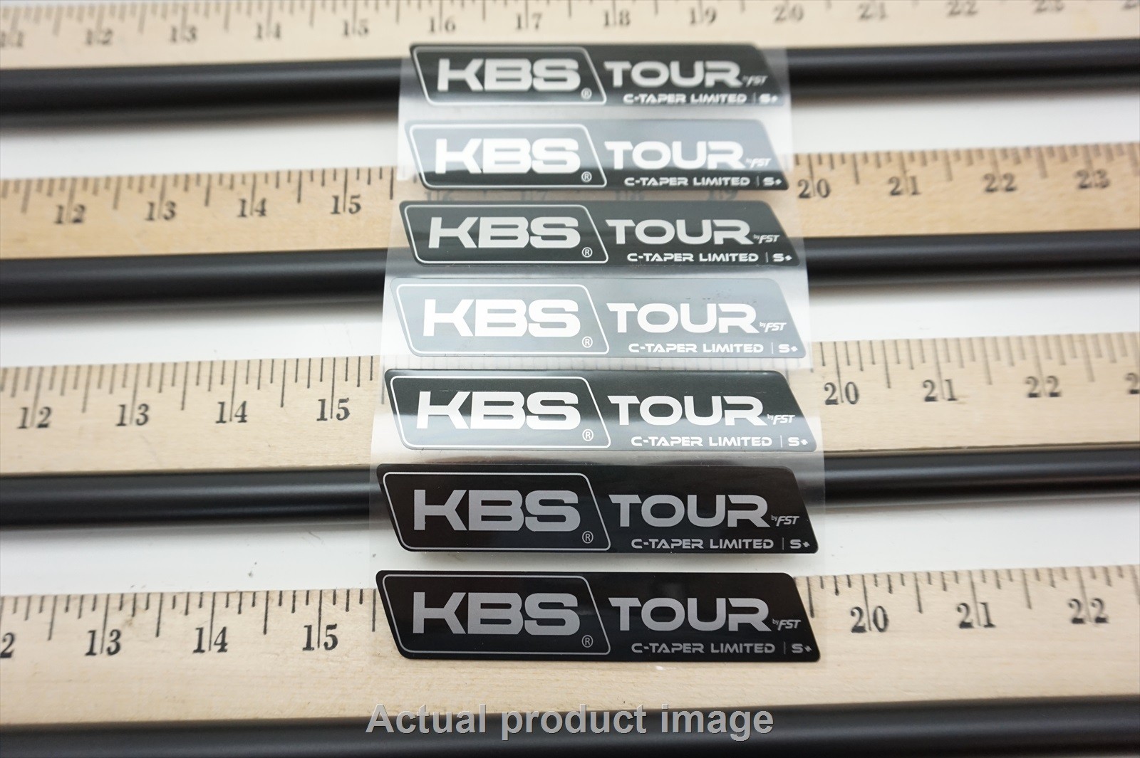 Uncut KBS Tour C-Taper Black LIMITED 125 STIFF+ 4-PW Iron Shaft Set PULLS .355T