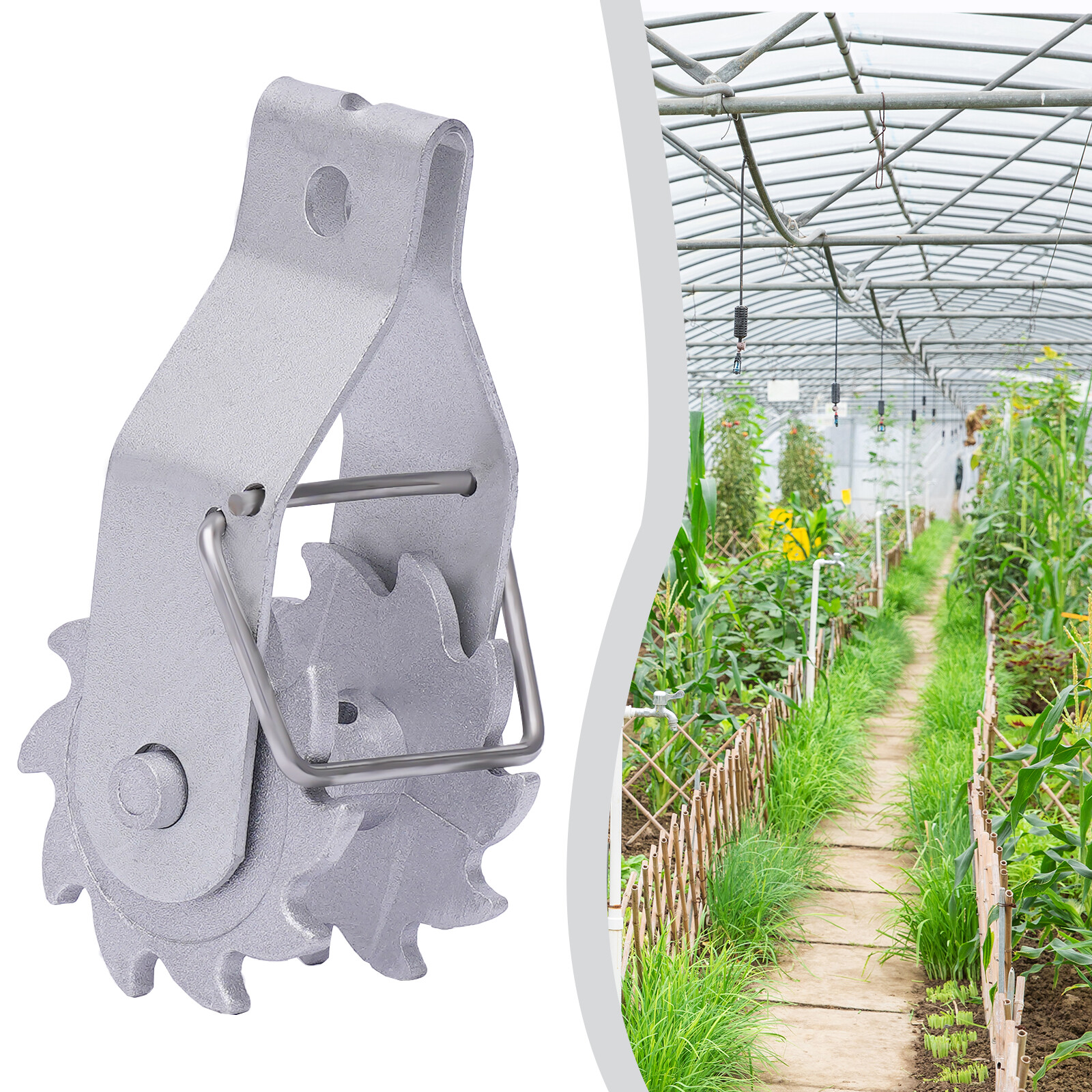 24pc Electric Fence Wire Ratchet Tensioner Strainer High Tensile Aluminum Alloy