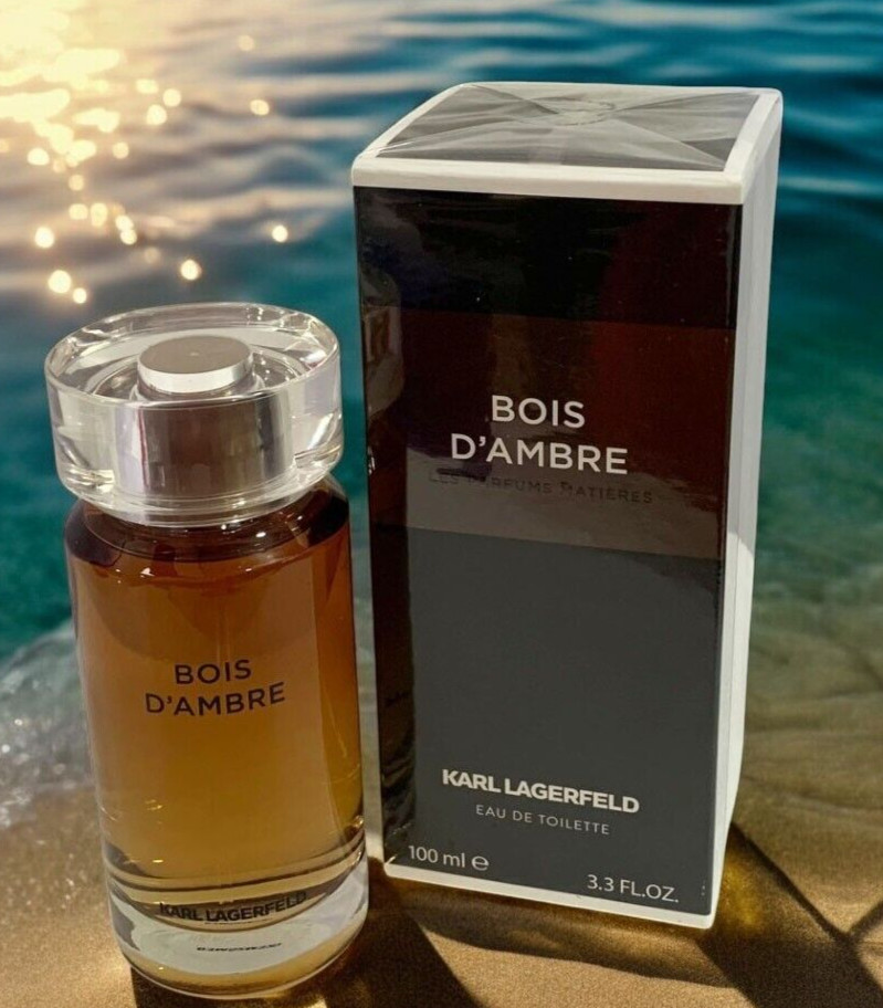 Karl Lagerfeld BOIS D\'AMBRE Eau de Toilette Spray for Men 3.3oz NEW SEALED BOX Karl Lagerfeld BOIS D\'AMBRE Eau de Toilette Spray for Men 3.3oz NEW SEALED BOX