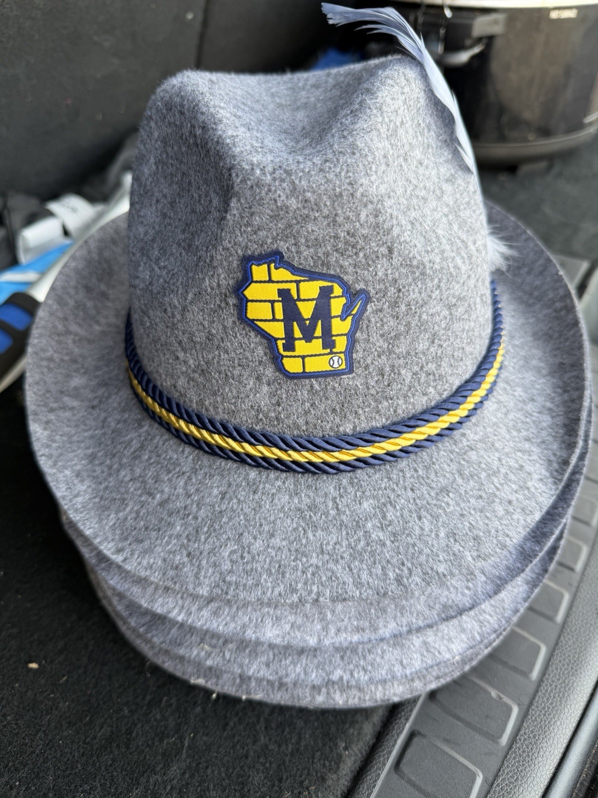 2026 Milwaukee Brewers German Oktoberfest Alpine Hat - Giveaway 9/12/26 2026 Milwaukee Brewers German Oktoberfest Alpine Hat - Giveaway 9/12/26