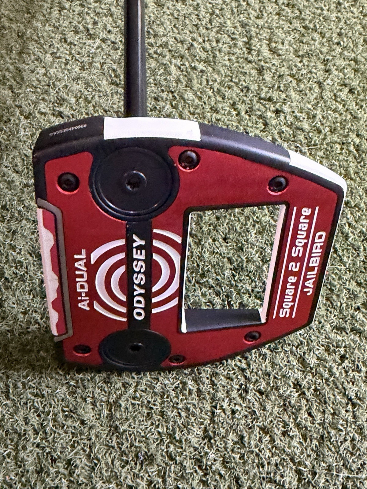 Odyssey Ai-DUAL Square 2 Square Jailbird Putter, RH, 34\