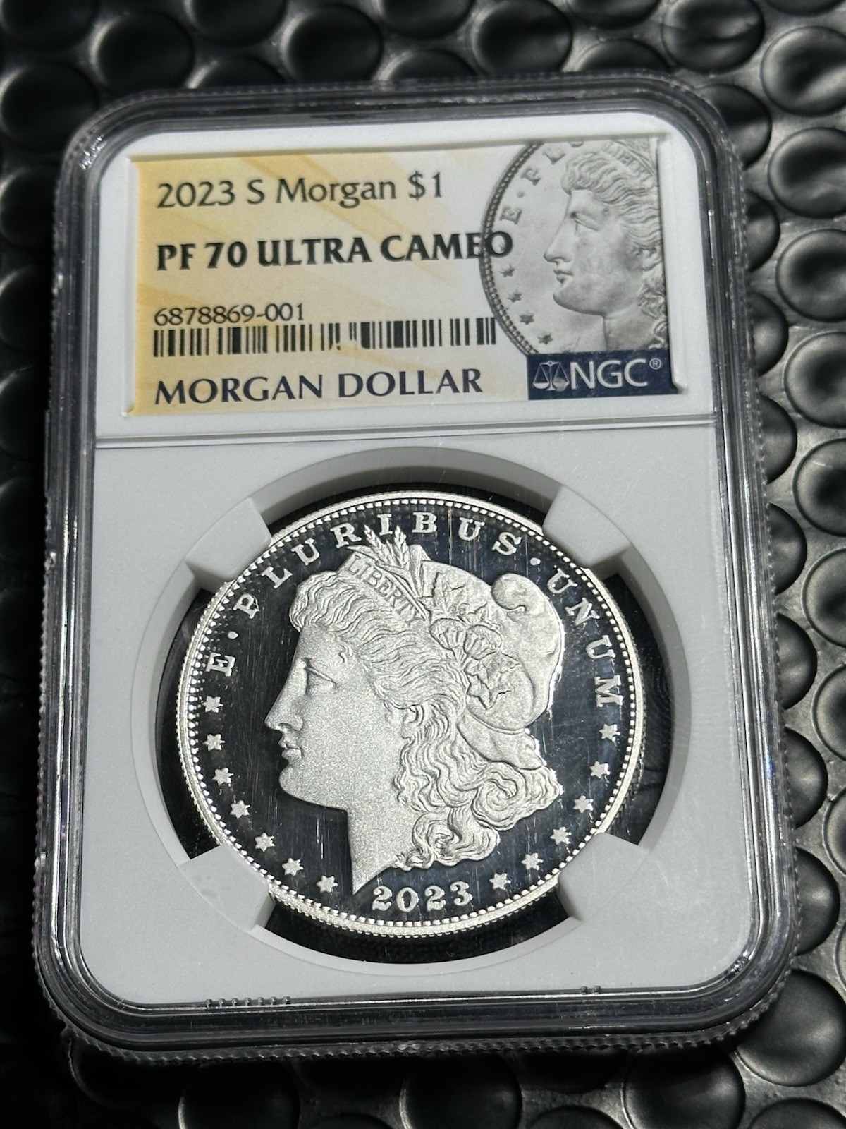 2023 S Morgan 1$ PF 70 ULTRA CAMEO CERT NUMBER 001 NGC 2023 S Morgan 1$ PF 70 ULTRA CAMEO CERT NUMBER 001 NGC