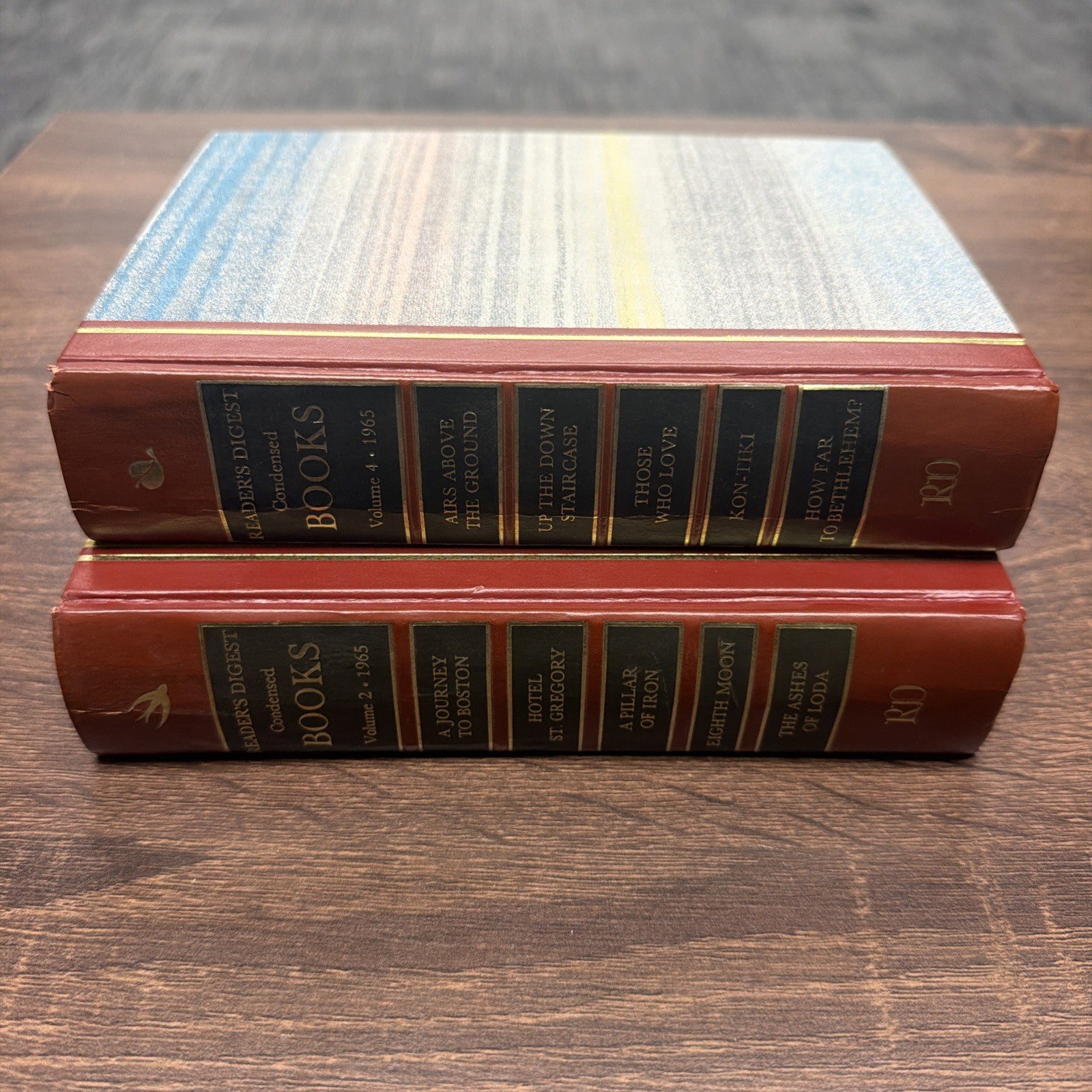 Reader's Digest Condensed Books 1965 Volumes 2&4 Complete Set 1960s Hardcover