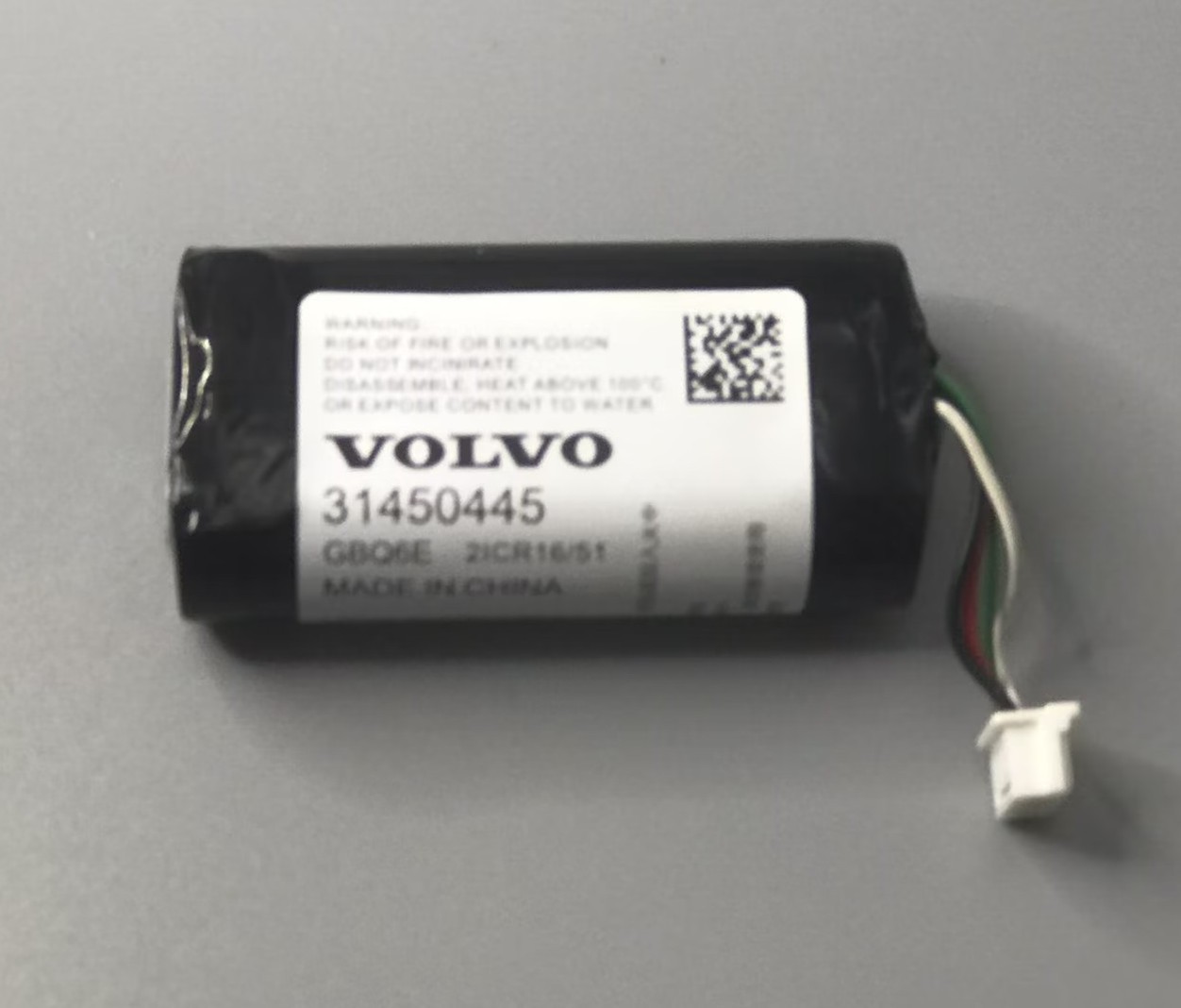 31450445 GBQ6E - New 450mAh 8.0V Battery For Volvo VCM XC40 XC60 XC90 S60 S90