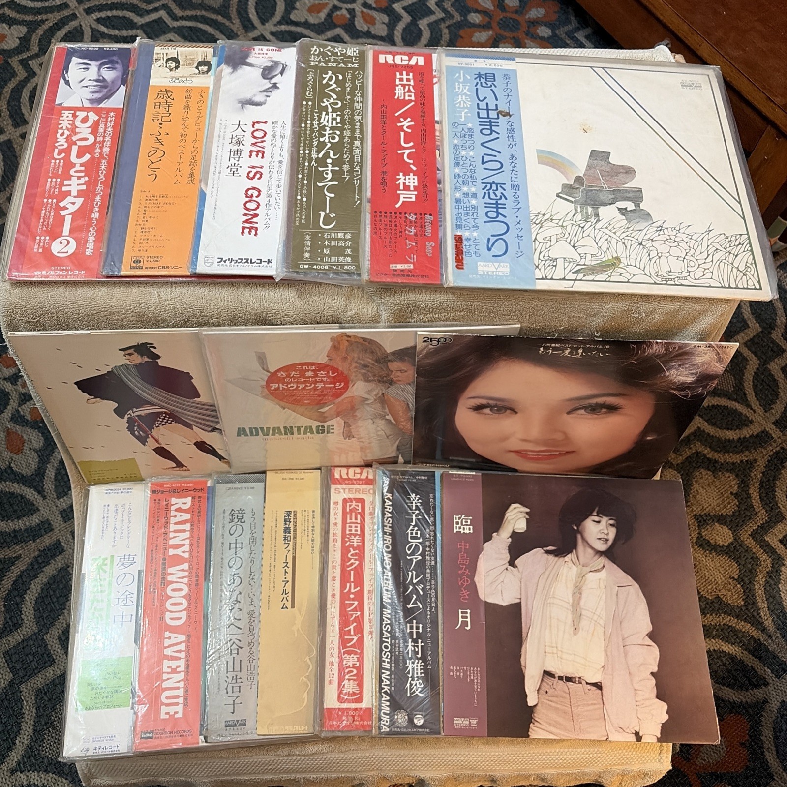 4 Random Japan Japanese Import LP City J-Pop Jazz Folk 1960’s-80’s VG Lot Bundle