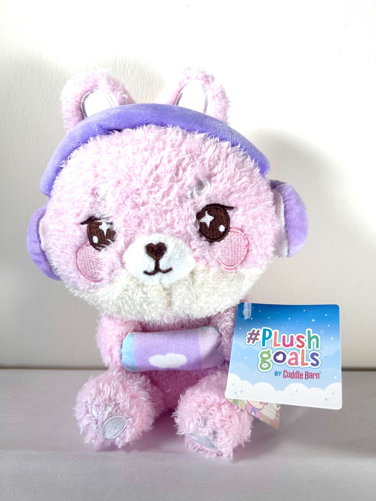 #PlushGoals by Cuddle Barn Momo the Gamer Girl Bunny Plush NWT