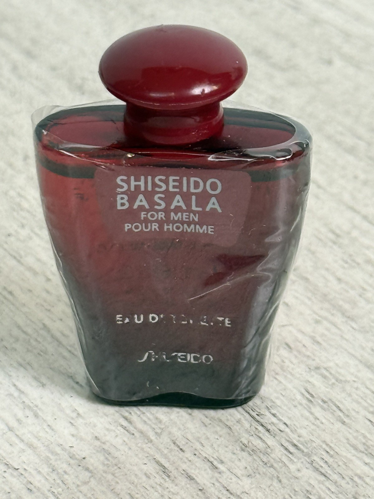 Vintage 1993 Shiseido Basala EDT Mens Miniature Cologne Fragrance 5ml .16oz Rare