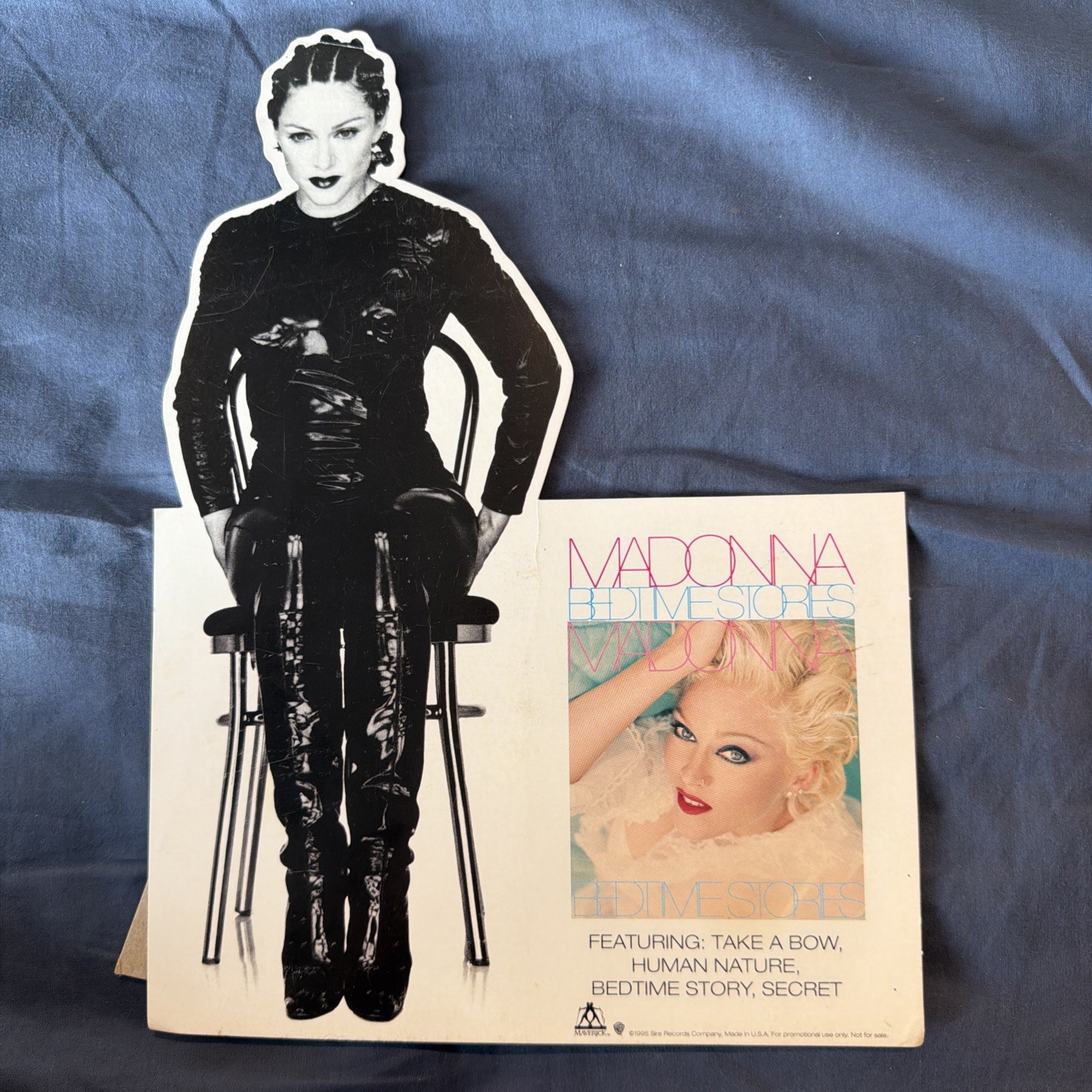 MADONNA 1995 Bedtime Stories “Standee Counter Display” Maverick Sire Records EX