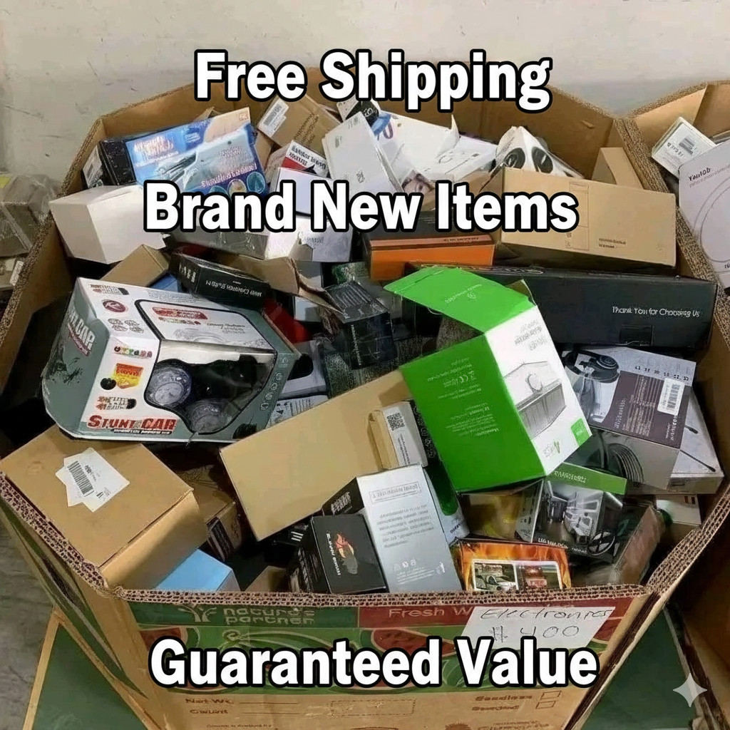 Large Bulk Liquidation Box Amazon TJMaxx HomeGoods TikTok Whatnot Finds