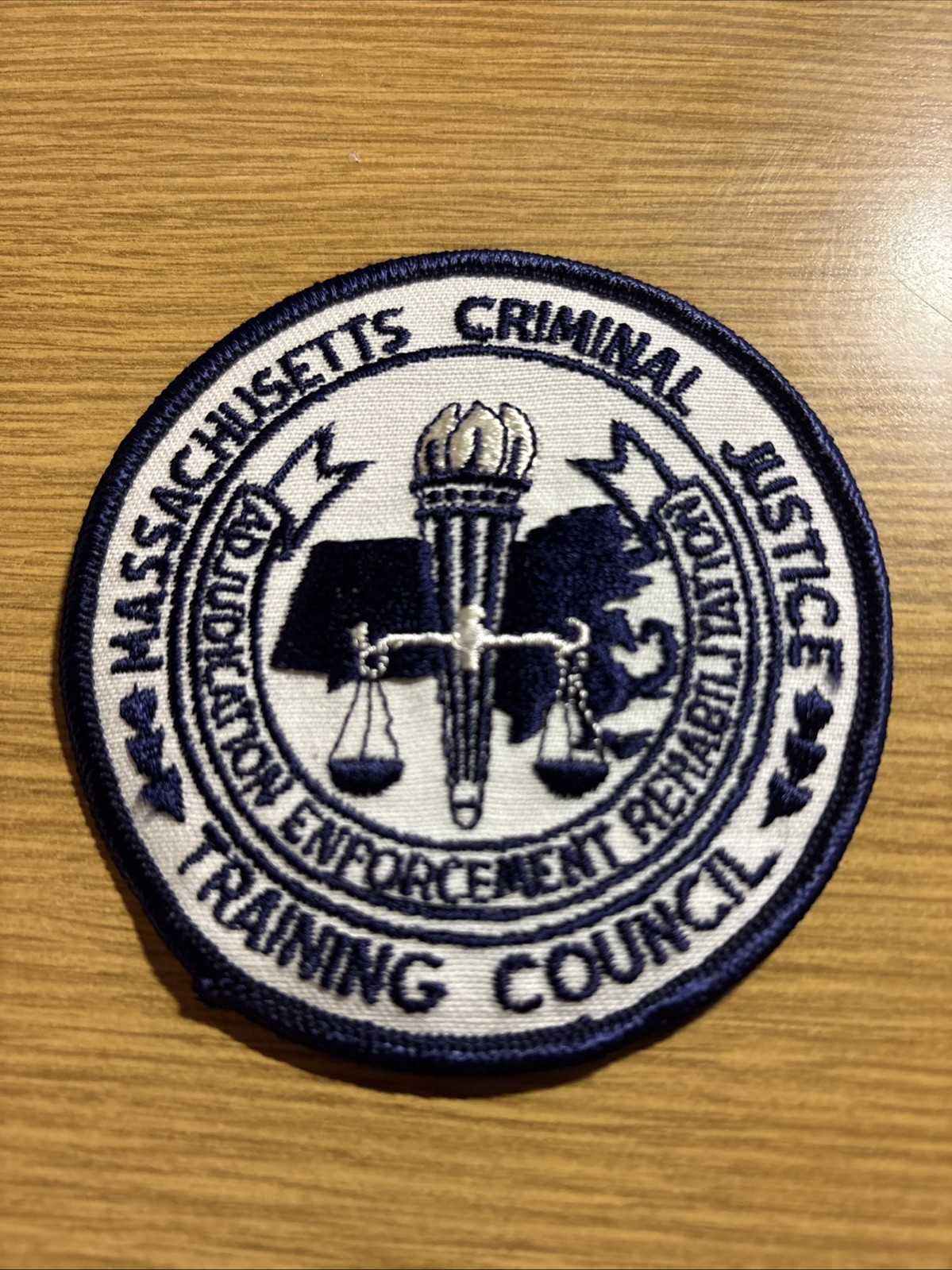 Massachusetts Criminal Justice Training Council Patch Historical Memoribilia