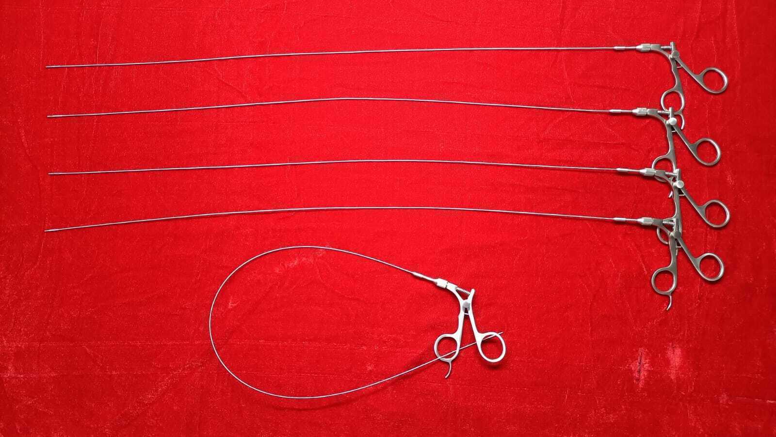 5pc Hysteroscopy Urology Flexible Grasper 5FR 60cm Sural instruments