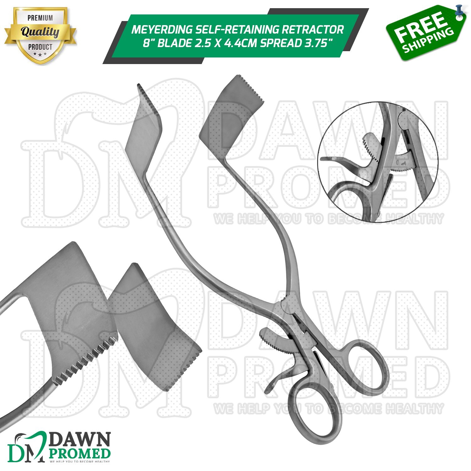 Meyerding Self-Retaining Laminectomy Retractor 8