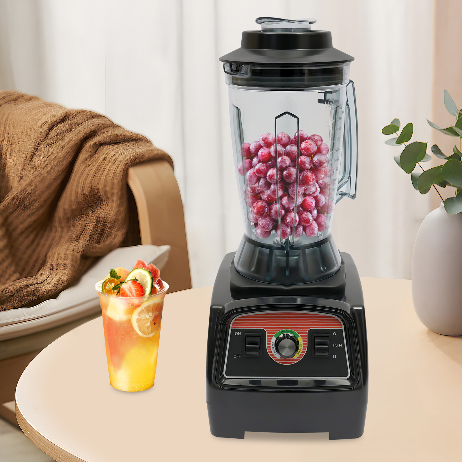 3.3HP 2800W Heavy Duty Commercial Blender Mixer Power Juicer Food Process 4L NEW 3.3HP 2800W Heavy Duty Commercial Blender Mixer Power Juicer Food Process 4L NEW