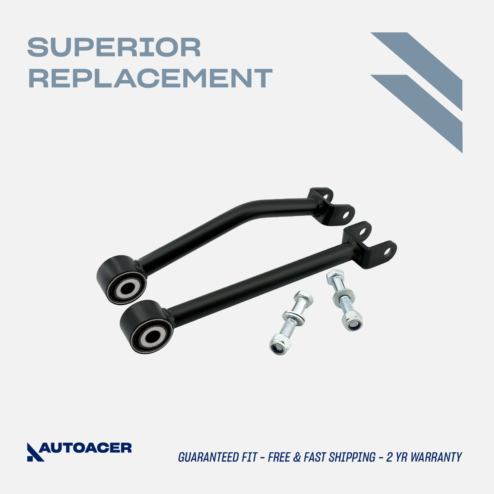 AUTOACER 2p Heavy Duty Cranked Watts Linkage Arms for Land Rover Discovery 2 98-